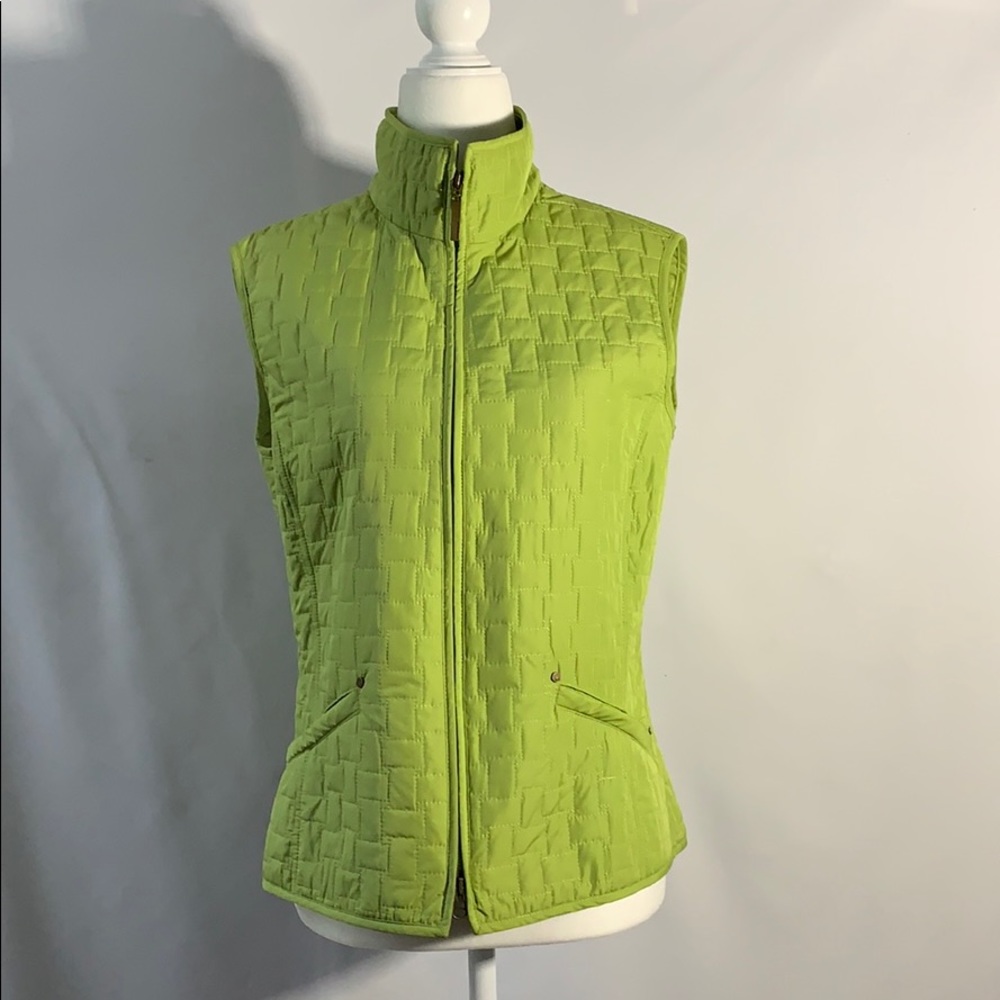 Olsen Green Polyester Woman Vest